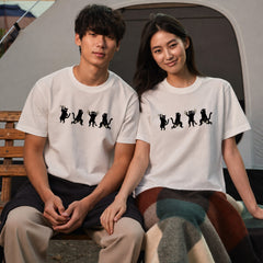 筋トレ黒猫 Tシャツ ｜ 猫好き・ジム好き・トレーニング好きに人気