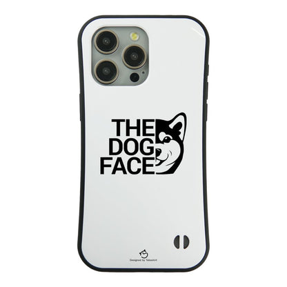 ケース いぬ 犬 イラスト ダックスフン 柴犬 THE DOG FACE 2 スマホ ケース iPhone8, SE2, SE3 ~ ケース iPhone16セリア