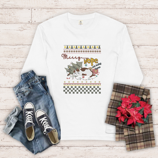 【クリスマス限定商品】猫 ロン t 猫 長袖 t シャツ ねこ 猫イラスト 猫クリスマス.