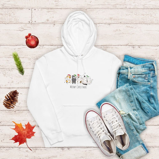 【クリスマス限定商品】猫 パーカー ねこ かわいい 猫イラスト 猫クリスマス.