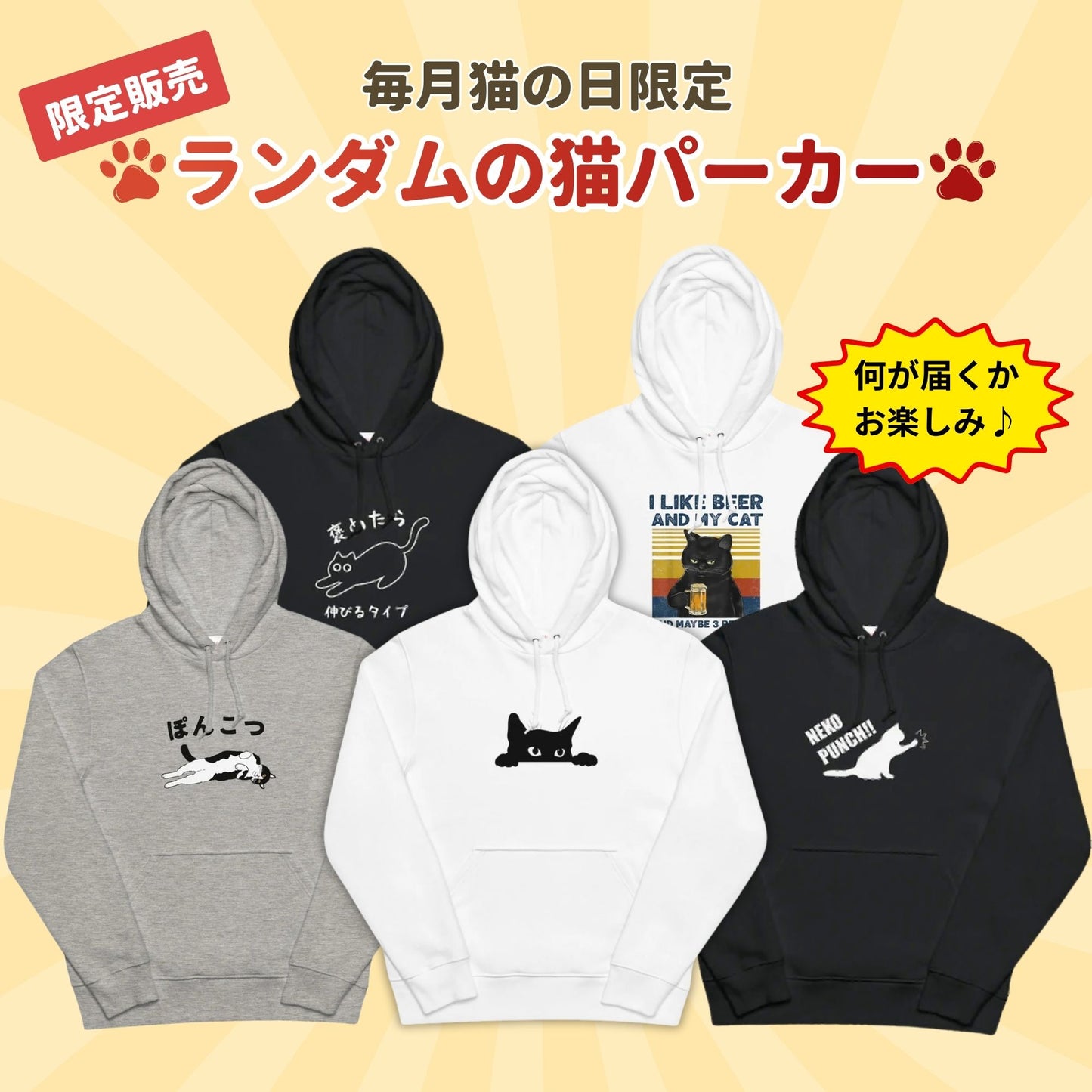 【毎月・猫の日限定】ニャーニャーニャー・４点セット