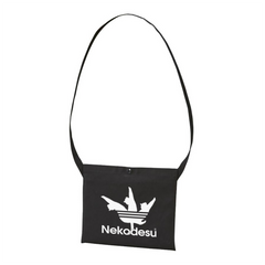 猫イラスト レギュラー キャンバス サコッシュ Nekodesu.