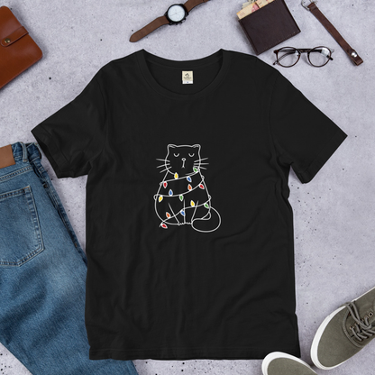 【クリスマス限定商品】猫tシャツ ねこ 猫イラスト 猫クリスマス.