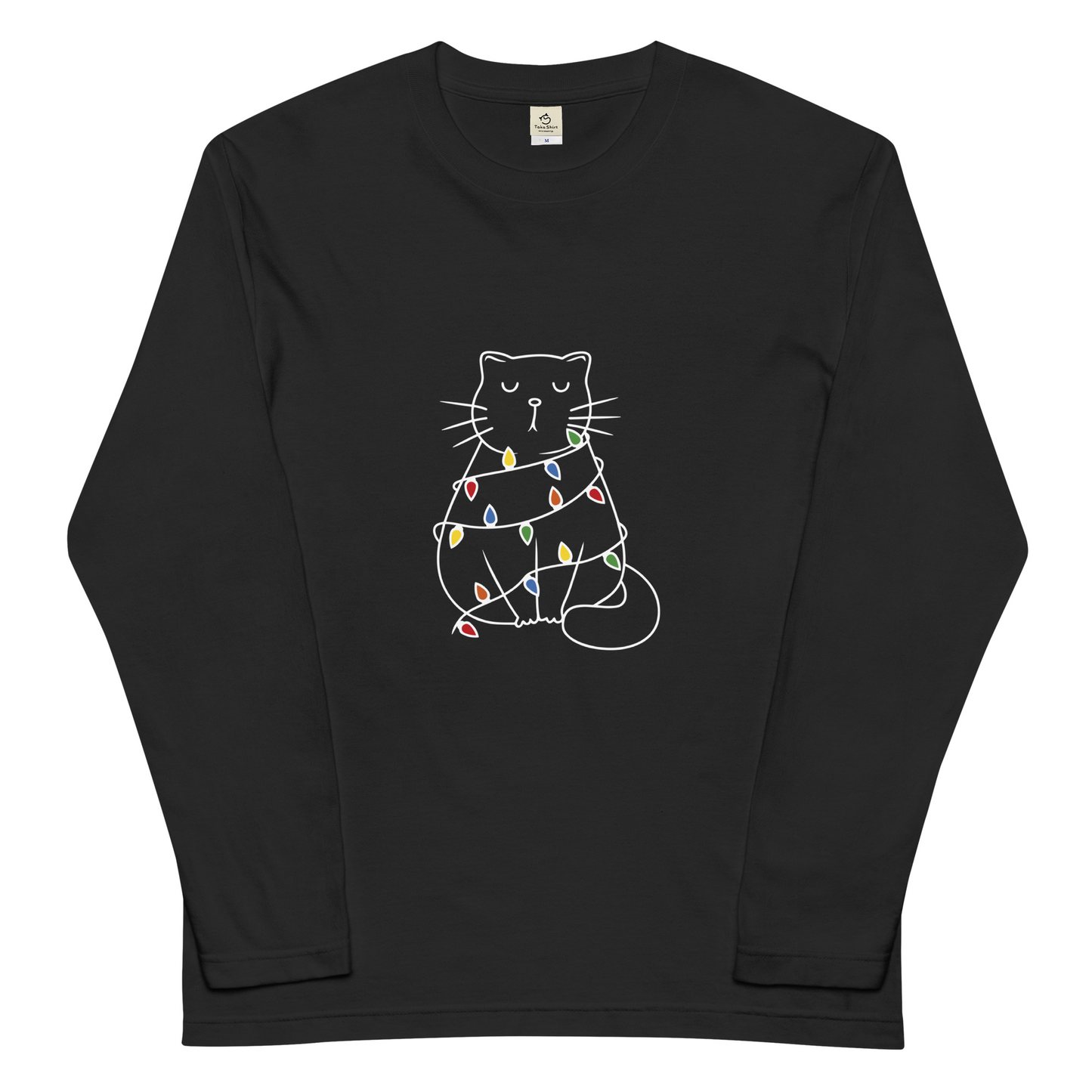 【クリスマス限定商品】猫 ロン t 猫 長袖 t シャツ ねこ 猫イラスト 猫クリスマス.