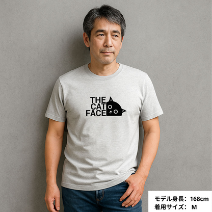 猫tシャツ ねこ 猫イラスト THE CAT FACE｜アダルト&キッズサイズ