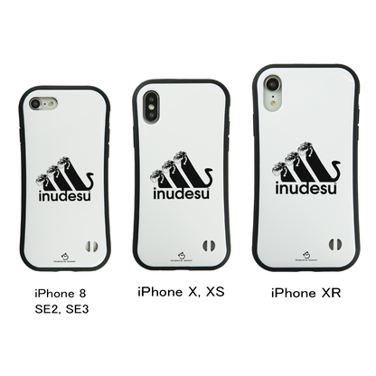 ケース いぬ 犬 イラスト  ミニチュア・シュナウザー INUDESU スマホ ケース iPhone8, SE2, SE3 ~ ケース iPhone16シリーズ