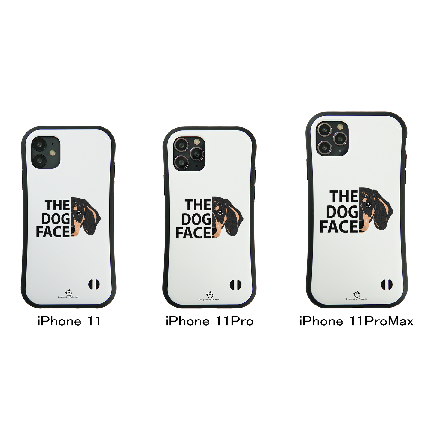 ケース いぬ 犬 イラスト  ダックス フンド THE DOG FACE スマホ ケース iPhone8, SE2, SE3 ~ ケース iPhone16シリーズ