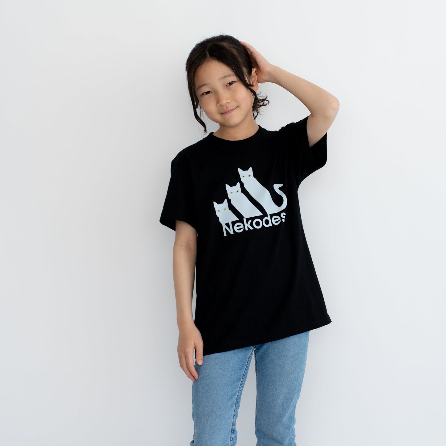 猫tシャツ ねこ 猫イラスト おもしろ tシャツ かわいい Nekodesu｜アダルト&キッズサイズ