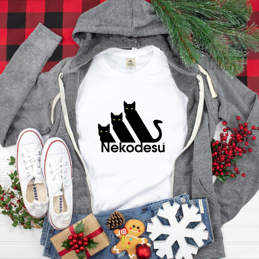 猫tシャツ ねこ 猫イラスト Nekodesu｜アダルト&キッズサイズ