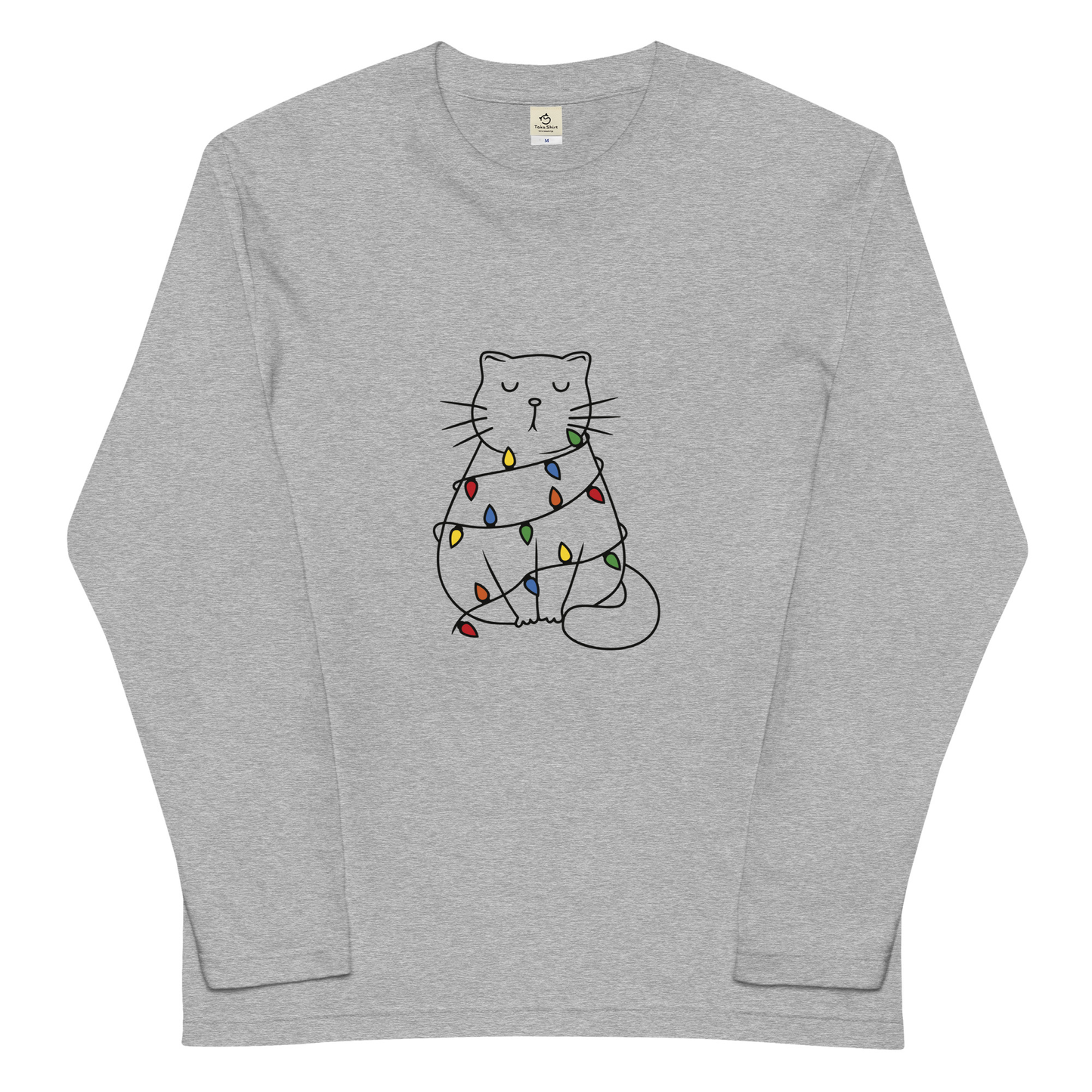 【クリスマス限定商品】猫 ロン t 猫 長袖 t シャツ ねこ 猫イラスト 猫クリスマス.