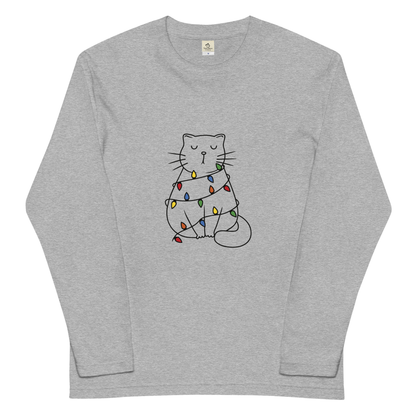 【クリスマス限定商品】猫 ロン t 猫 長袖 t シャツ ねこ 猫イラスト 猫クリスマス.