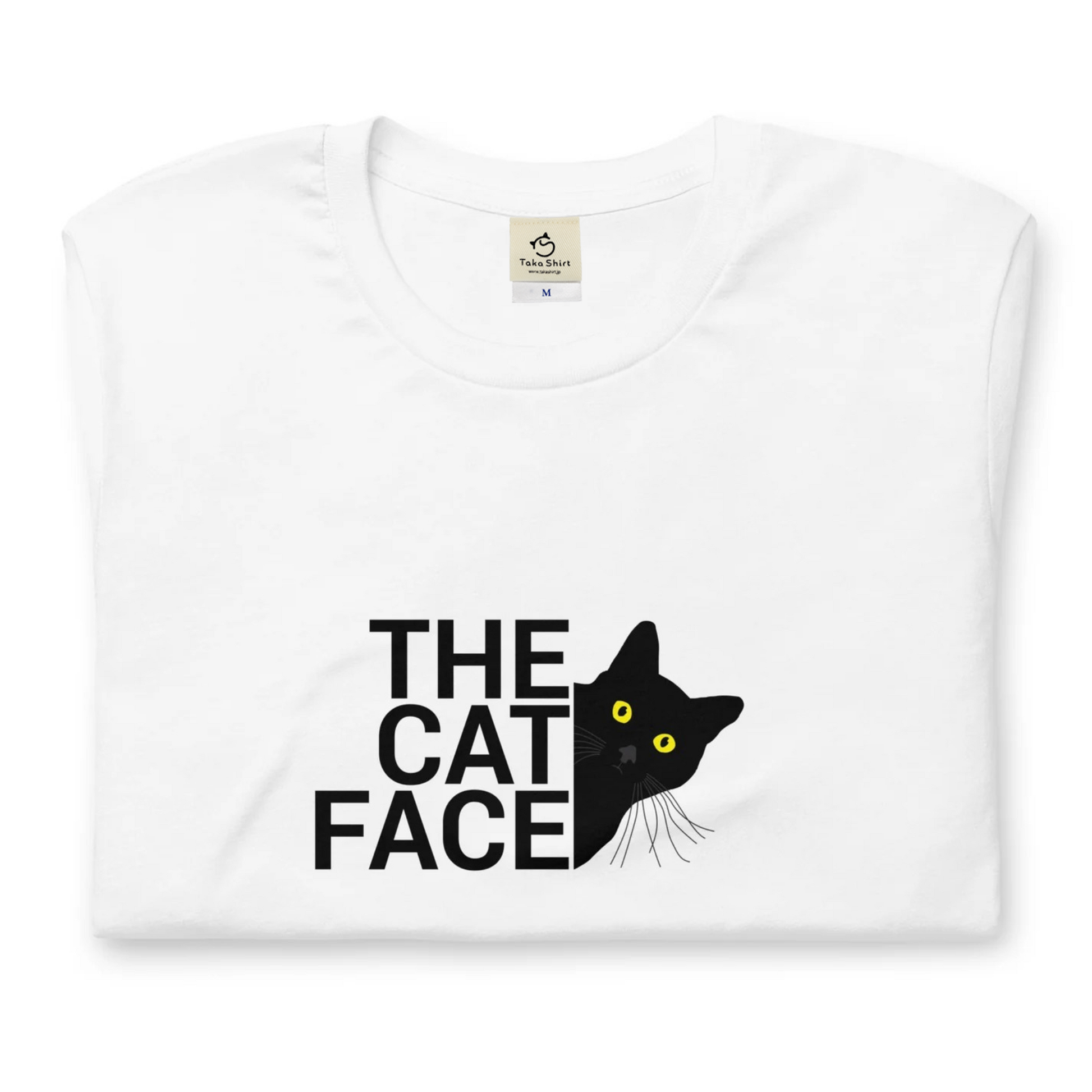 猫tシャツ ねこ 猫イラスト THE CAT FACE2 – Takashirt