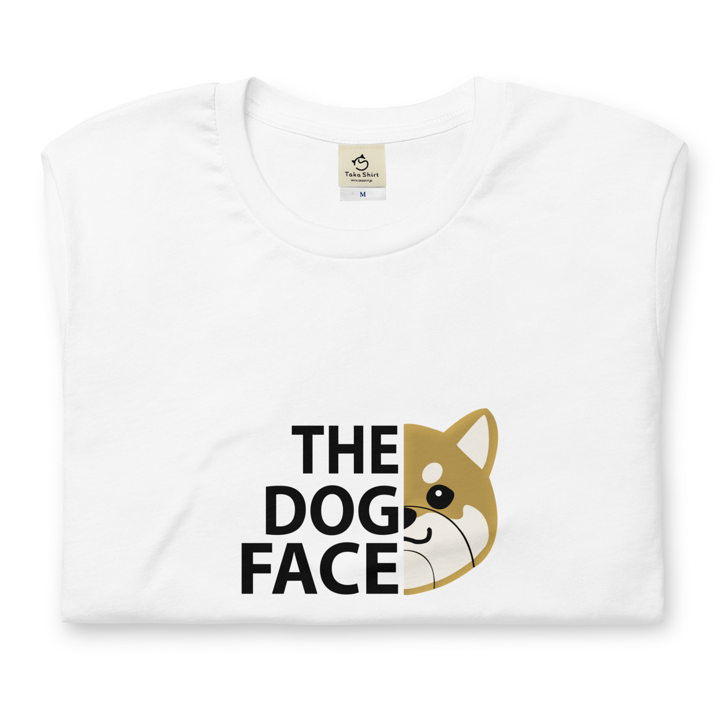 犬 tシャツ 犬イラスト 柴犬 THE DOG FACE