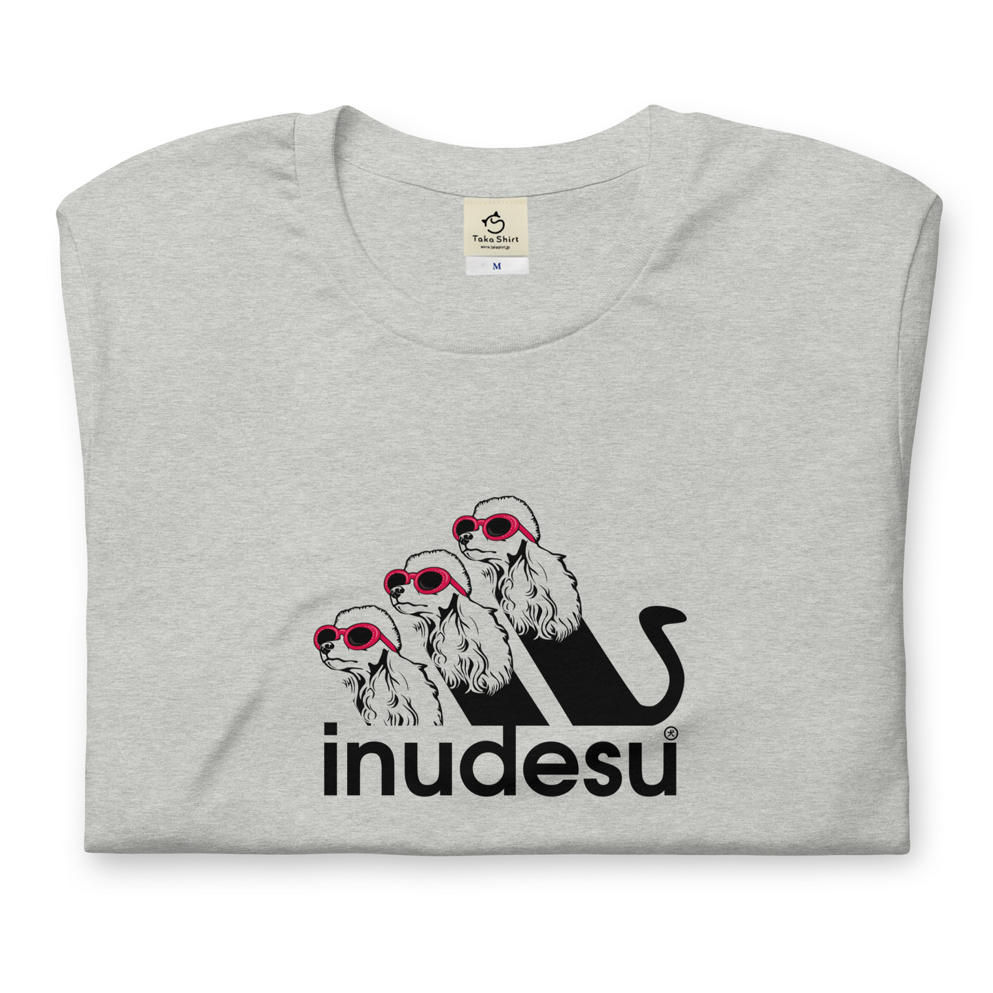 犬 tシャツ 犬イラスト  プードル INUDESU ｜アダルト&キッズサイズ.
