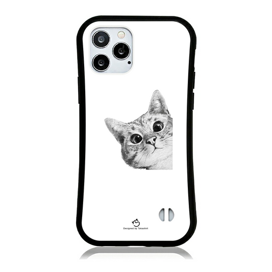 ケース ねこ 猫イラスト  可愛い黒い猫  スマホ ケース iPhoneXR ケース iPhoneXS/X ケース iPhoneSE3/SE2/8
