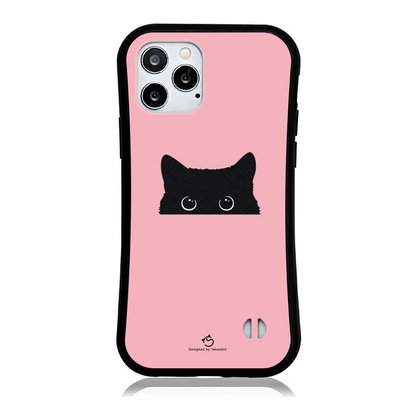 ケース ねこ 猫イラスト   可愛い黒い猫  スマホ ケース iPhoneXR ケース iPhoneXS/X ケース iPhoneSE3/SE2/8