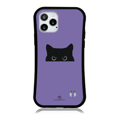 ケース ねこ 猫イラスト  可愛い黒い猫スマホ ケース iPhone14 ケース iPhone15