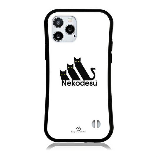 ケース ねこ 猫イラスト Nekodesu スマホ ケース iPhone8, SE2, SE3 ~ ケース iPhone16セリア.