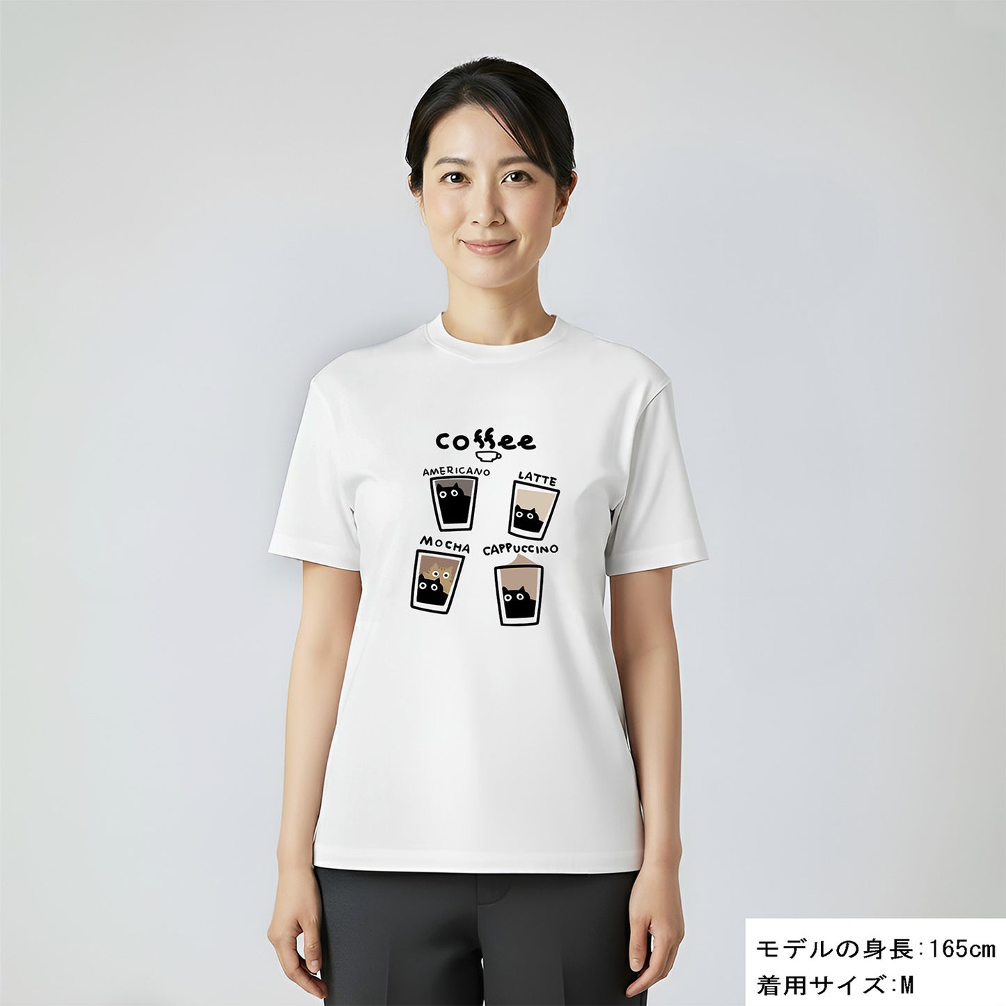 猫tシャツ ねこ 猫イラスト 猫カフェ｜アダルト&キッズサイズ