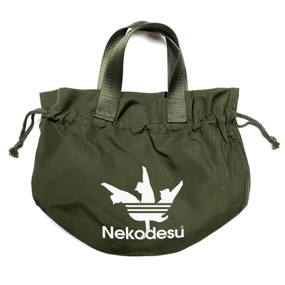 猫イラスト 猫ドローストリングバッグ  Nekodesu
