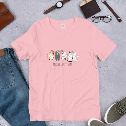 【クリスマス限定商品】猫tシャツ ねこ 猫イラスト 猫クリスマス.