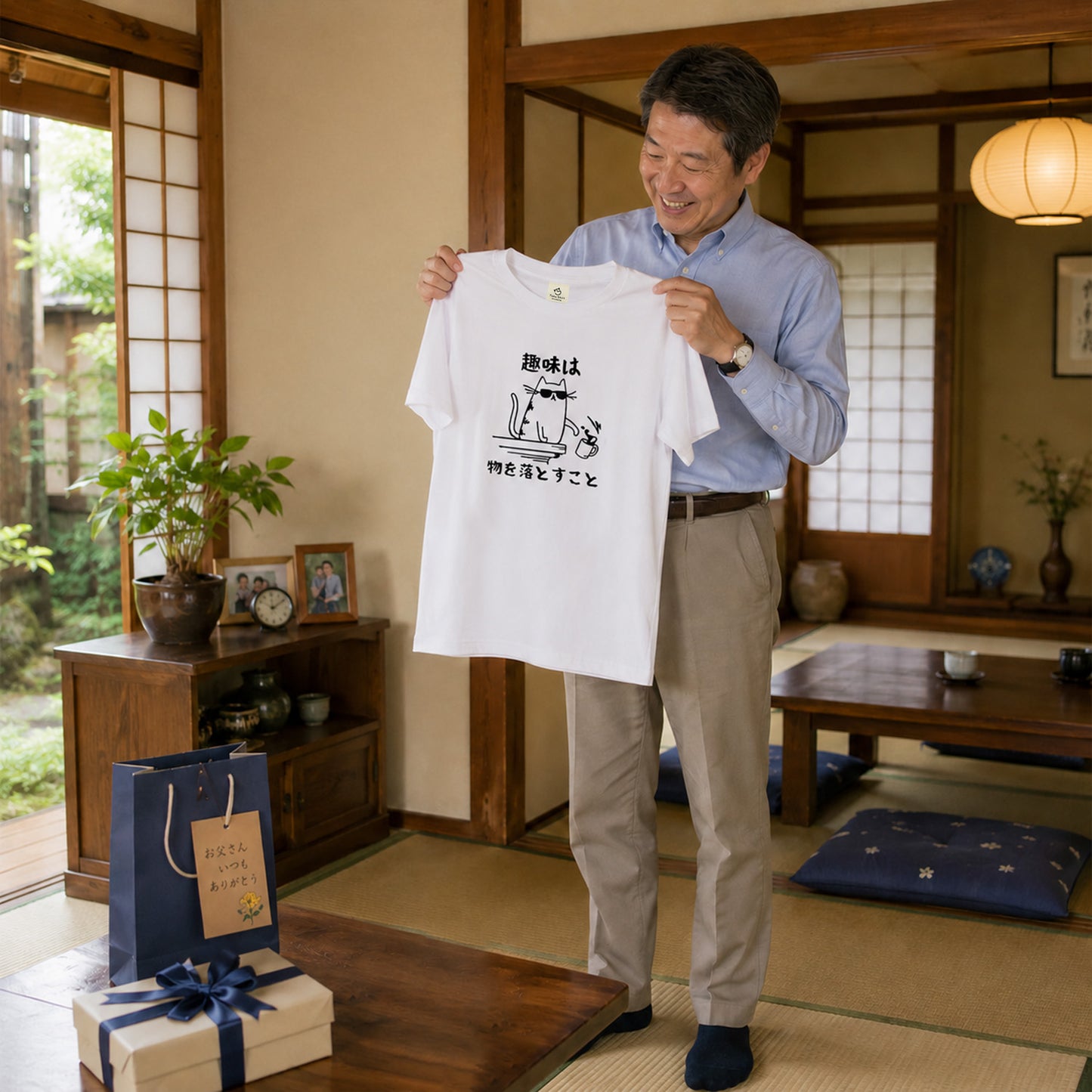 猫の趣味 猫Tシャツ｜おもしろ猫デザイン