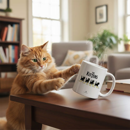 マグカップ 猫イラスト THE KITTENS｜猫好きにおすすめの面白い猫グッズ プレゼントにも最適