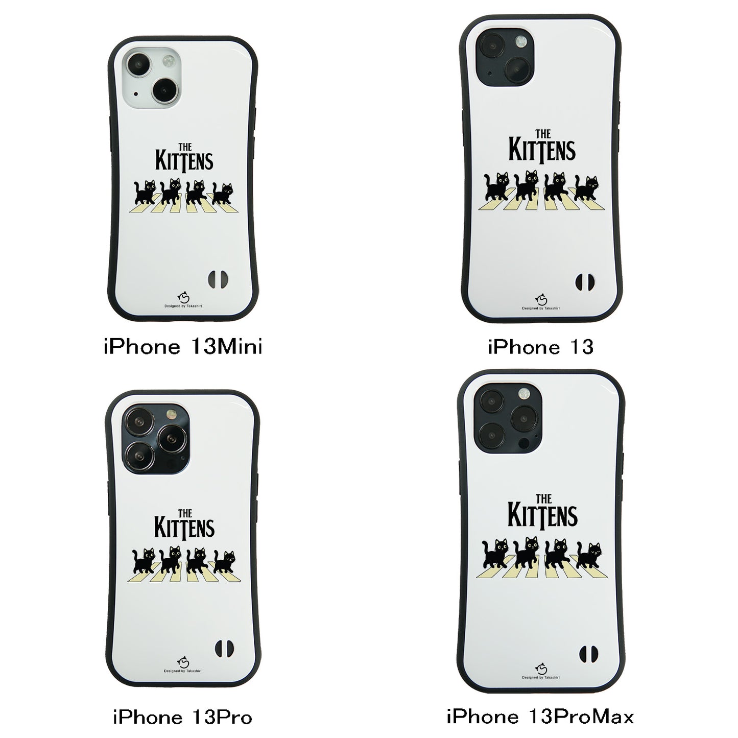 ケース ねこ 猫イラストロックTHE KITTENS スマホ ケース iPhone8, SE2, SE3 ~ ケースiPhone17シリーズ