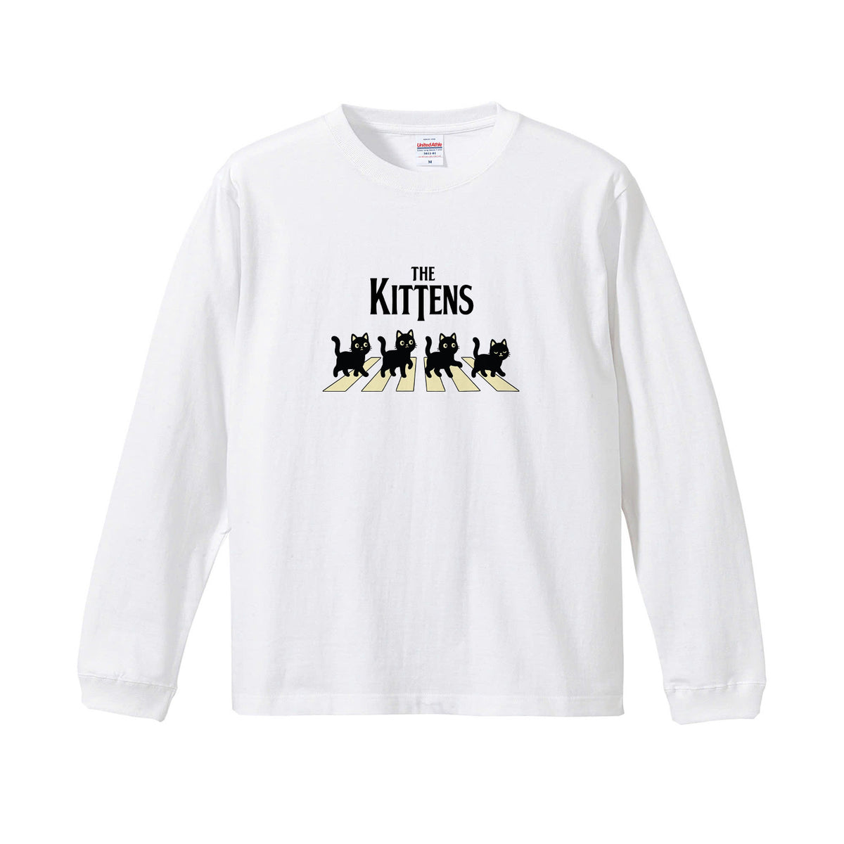 猫 長袖Tシャツ｜THE KITTENS 猫イラスト｜ねこ ロンT メンズ レディース S-2XL