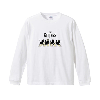 猫 長袖Tシャツ｜THE KITTENS 猫イラスト｜ねこ ロンT メンズ レディース S-2XL