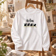 猫 長袖Tシャツ｜THE KITTENS 猫イラスト｜ねこ ロンT メンズ レディース S-2XL