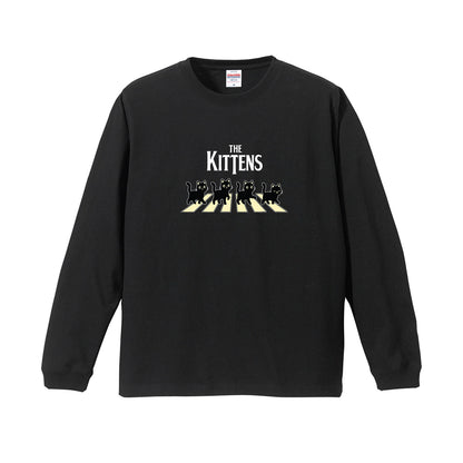 猫 長袖Tシャツ｜THE KITTENS 猫イラスト｜ねこ ロンT メンズ レディース S-2XL