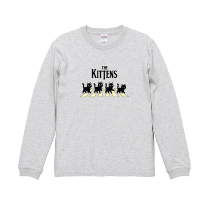 猫 長袖Tシャツ｜THE KITTENS 猫イラスト｜ねこ ロンT メンズ レディース S-2XL