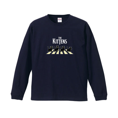 猫 長袖Tシャツ｜THE KITTENS 猫イラスト｜ねこ ロンT メンズ レディース S-2XL