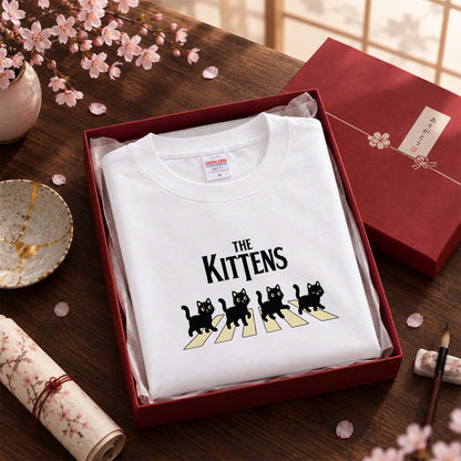 猫 長袖Tシャツ｜THE KITTENS 猫イラスト｜ねこ ロンT メンズ レディース S-2XL