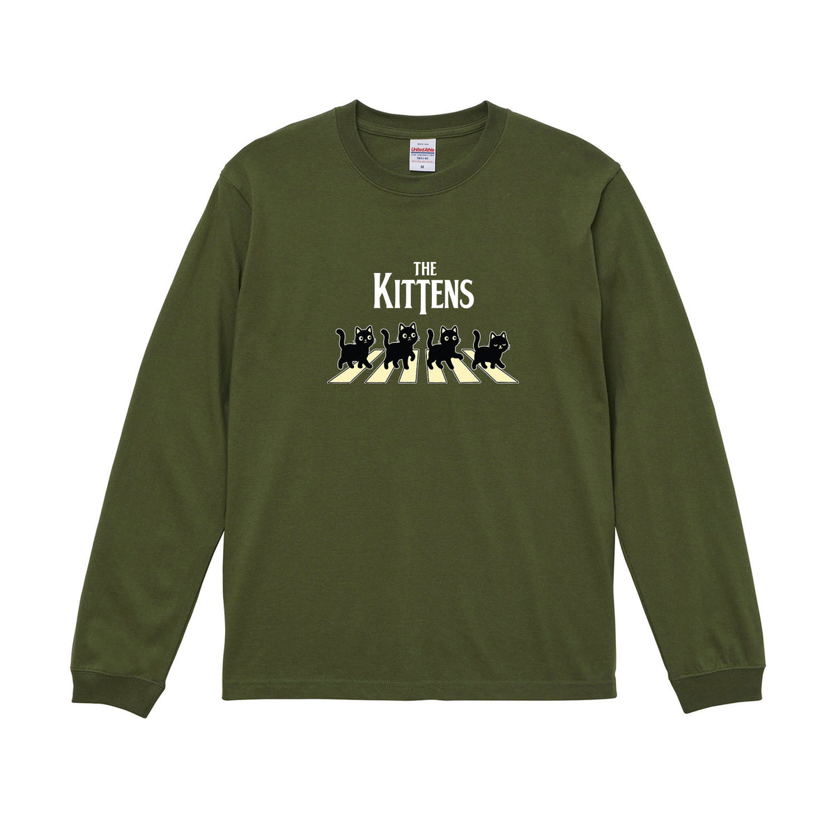猫 長袖Tシャツ｜THE KITTENS 猫イラスト｜ねこ ロンT メンズ レディース S-2XL