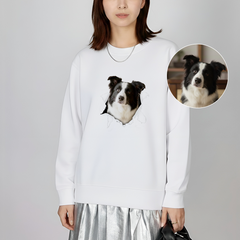 【写真入り】中から飛び出す うちの子Tシャツ｜ペット（猫/犬）オリジナル