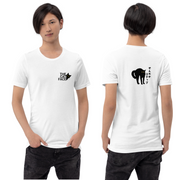 猫tシャツ ねこ 猫イラスト The Cat Face2 & やんのかステップ | フロント&バックプリント｜アダルト&キッズサイズ