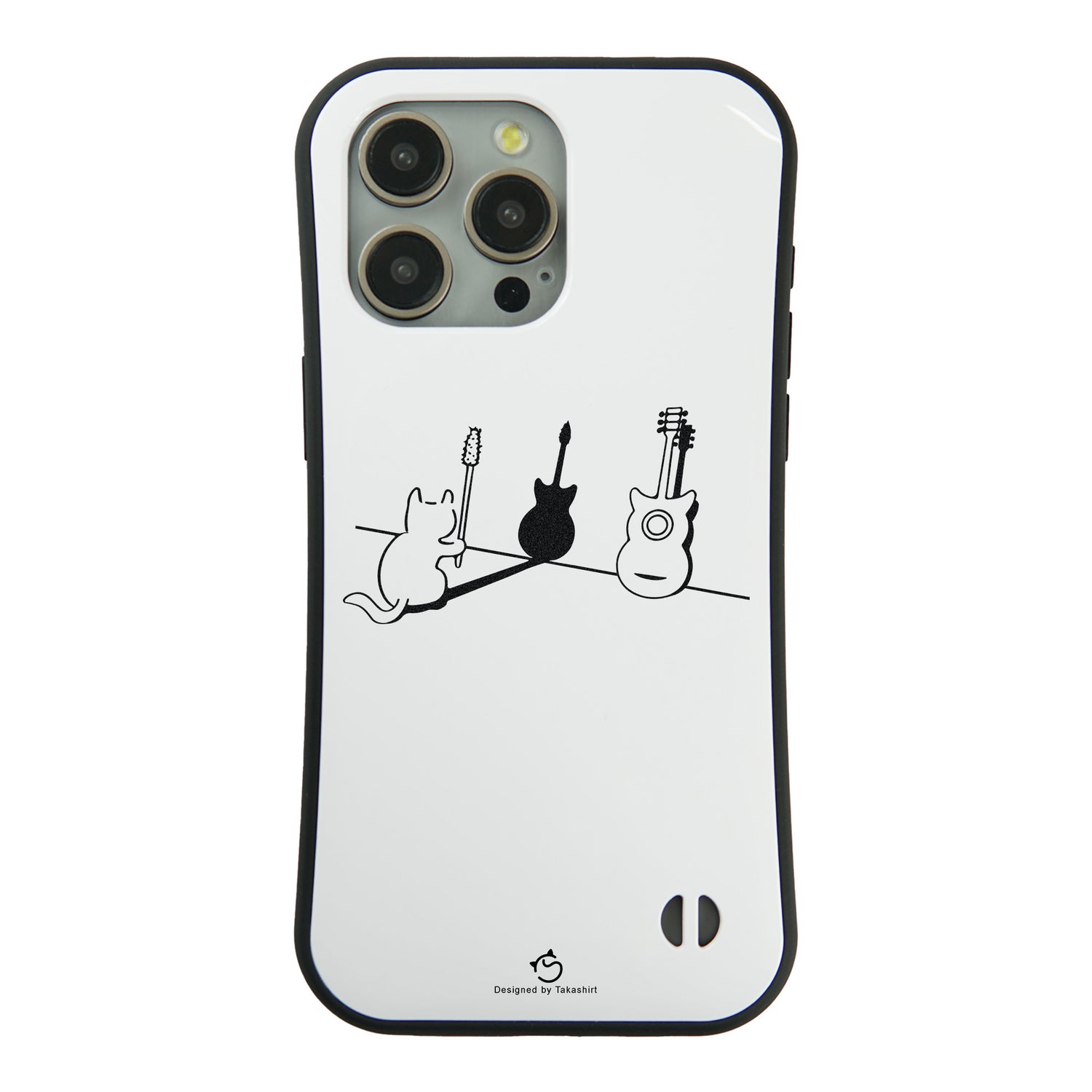 ケース ねこ 猫イラスト猫ギター スマホ ケース iPhone8, SE2, SE3 ~ ケース iPhone16セリア.