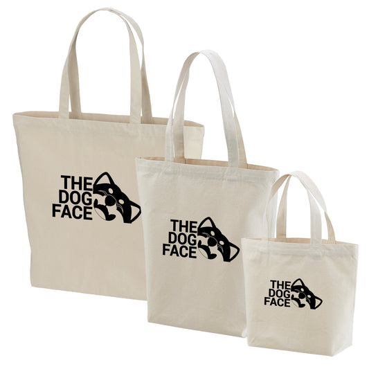 犬トート バッグ 犬 エコ バッグ  柴犬 THE DOG FACE