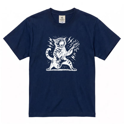 ロック猫ギター Tシャツ | 音楽好きに人気