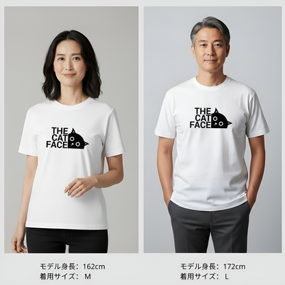 THE CAT FACE 猫Tシャツ｜かわいい猫デザイン