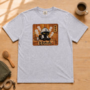 Sauna Cat サウナ黒猫 ととのった。 Tシャツ｜フロントプリント