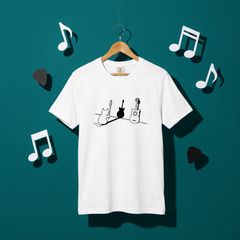 猫ギター 猫Tシャツ｜音楽好きに人気