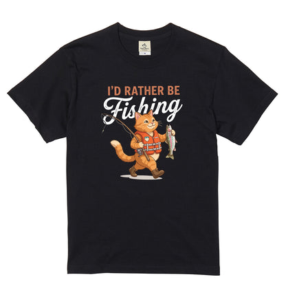 Id-Rather-Be-Fishing｜ 猫好き・おもしろ・シュール・ジョークに人気