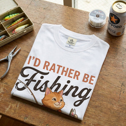 Id-Rather-Be-Fishing｜ 猫好き・おもしろ・シュール・ジョークに人気