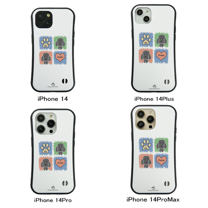 ケース いぬ 犬 イラスト トイ プードル ベター スマホ ケース iPhone8, SE2, SE3 ~ ケース iPhone16セリア