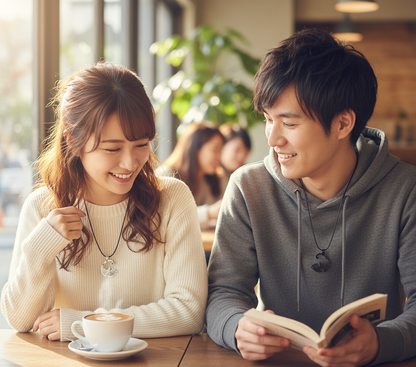 可愛い猫ネックレス 陰陽サークル猫 ペアネックレス 男女兼用 恋人 人気 プレゼント セット販売