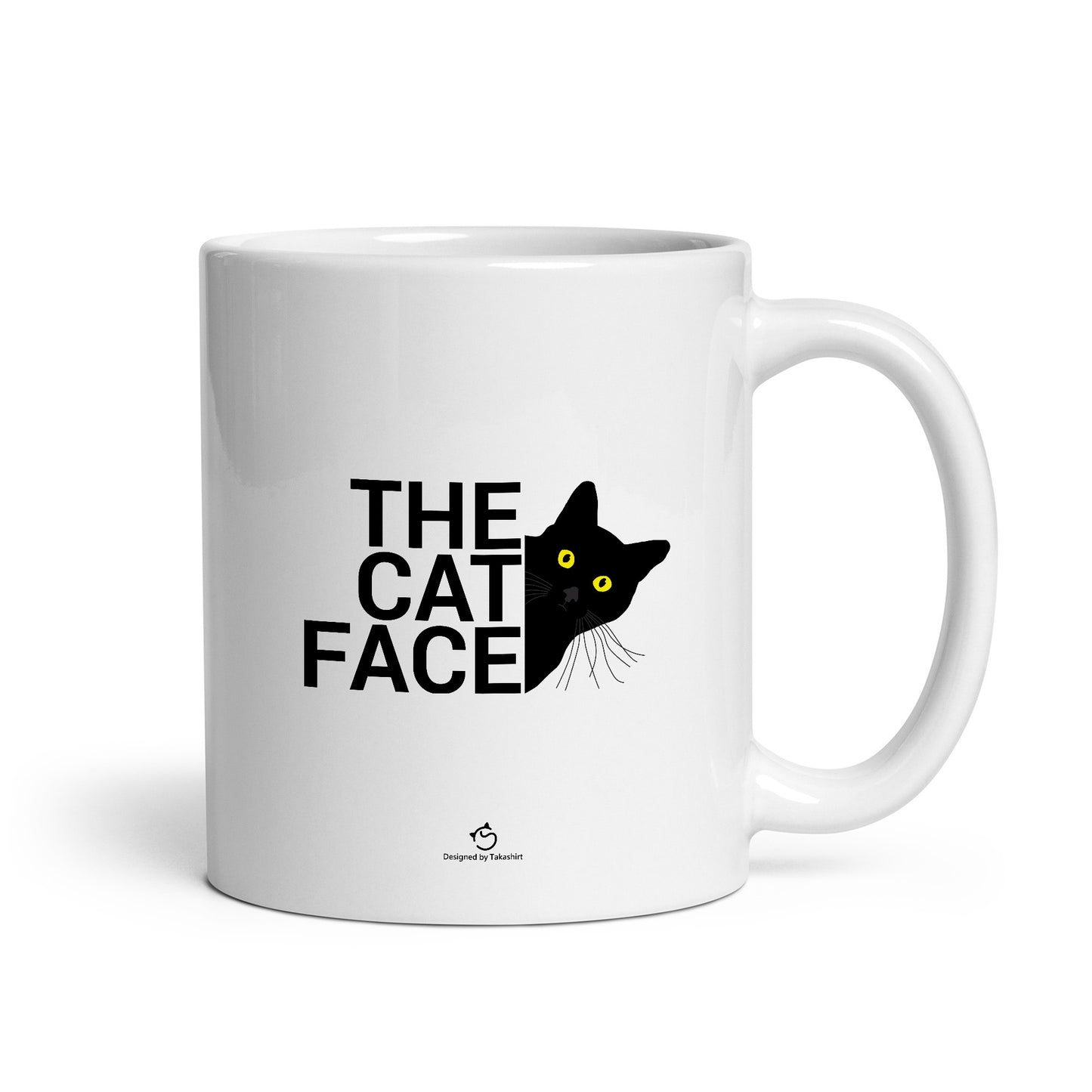 マグカップ 猫イラスト THE CAT FACE ｜猫好きにおすすめの面白い猫グッズ プレゼントにも最適
