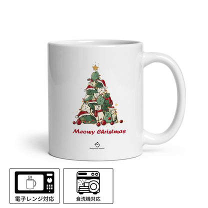 【クリスマス限定商品】マグカップ 猫イラスト 猫クリスマス